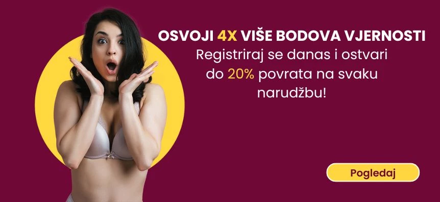 Osvoji 4x više bodova vjernosti | Lovesexshop.hr sex shop