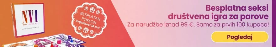 Nova ponuda: Dobijte „NVI: Naša Vruća Igra – odrasla seksi igra na hrvatskom jeziku” na poklon! Lovesexshop.hr sex shop