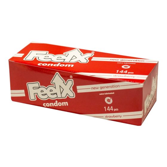 FeelX kondomi - jagoda (144kom)