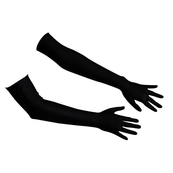 Cottelli - Satenske rukavice - crne (SL)