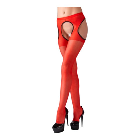 Cottelli - Seks čarape (crvene) - L/XL