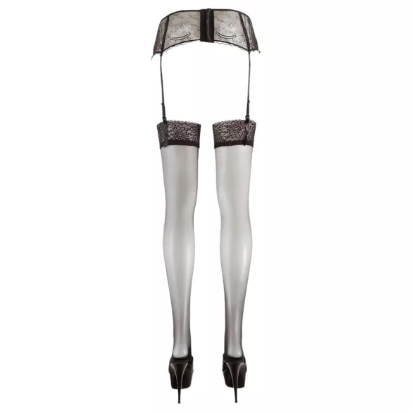 Cottelli - Čipkaste najlonke - crne