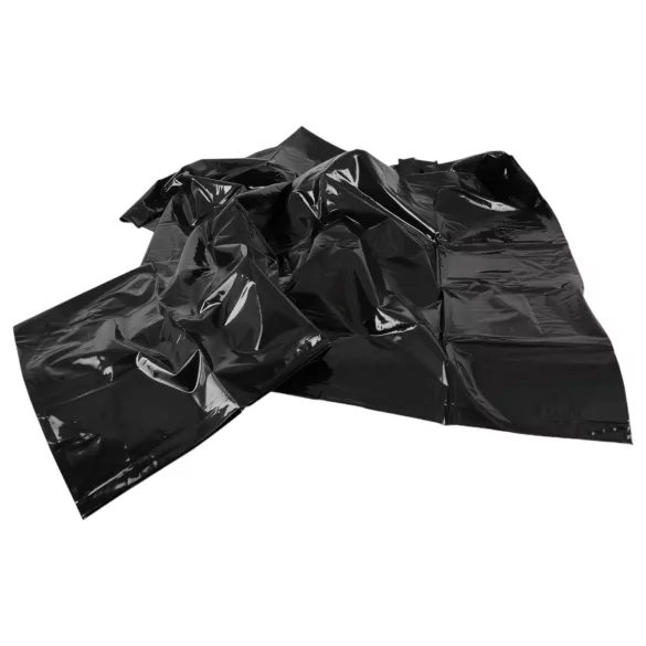 Vinyl - posteljina za seks - crna - 135x200 cm
