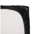Lakirani plahta s gumicom - 220x220 cm (crna)