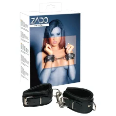 ZADO - kožne crne lisice za zapešće