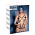 ZADO - crni kožni body s lancima - S-L