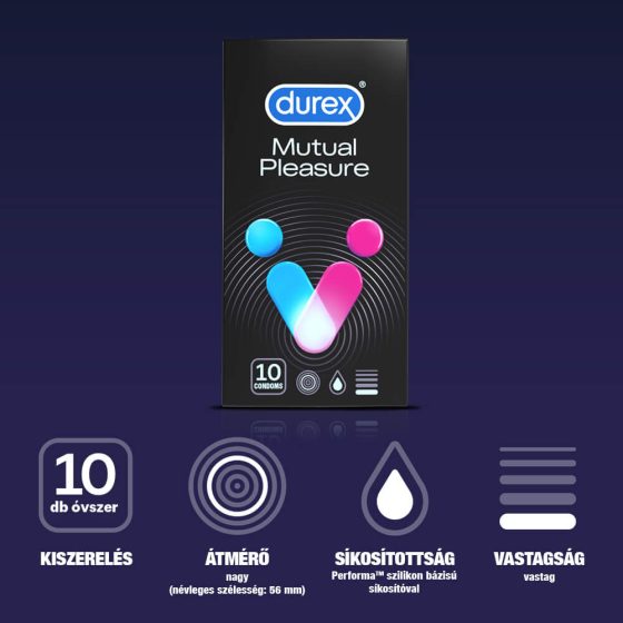 Durex Mutual Pleasure - kondom za odgodu (10 kom)