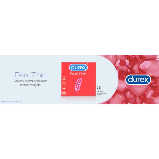 Durex Feel Thin - realistični kondomi (3 kom)