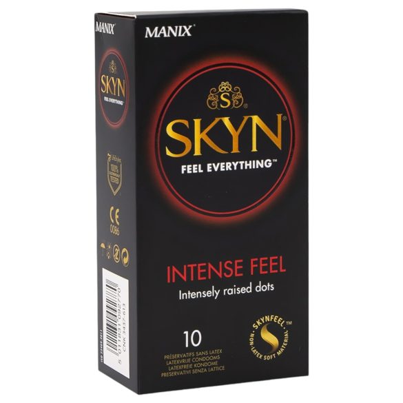 Manix SKYN Intense - lateks-free, tanka kondomi s perlicama (10 kom)