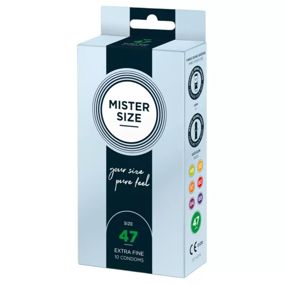 Mister Size - tanki kondom - 47mm - 10 komada
