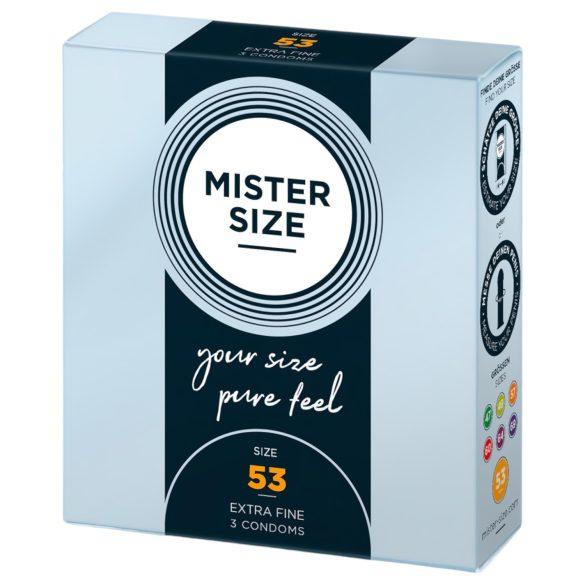 Mister Size tanka kondom - 53 mm (3 kom)