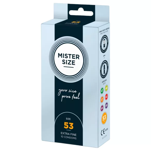 Mister Size - Tanka kondom - 53mm - 10 komada