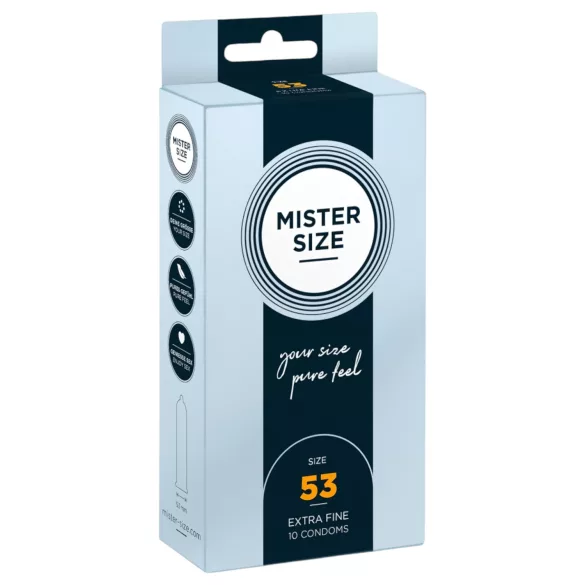 Mister Size - Tanka kondom - 53mm - 10 komada