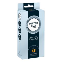 Mister Size tanki kondom - 53mm (10kom)