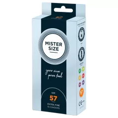 Mister Size - tanka kondom - 57mm - 10 komada