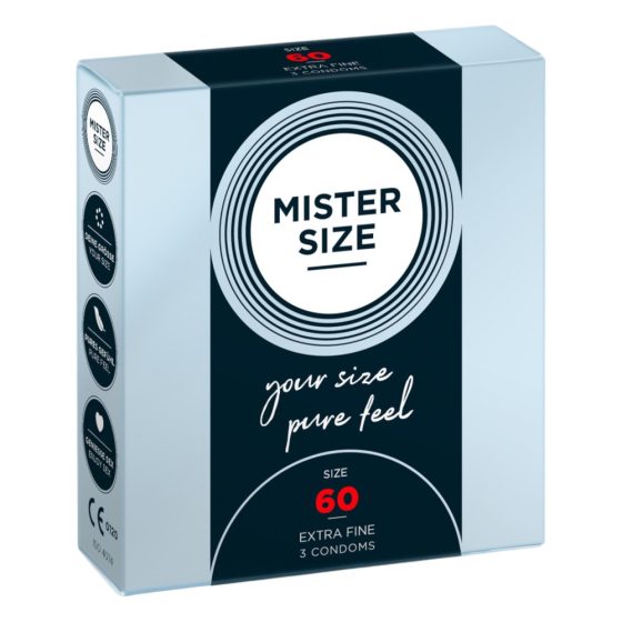 Mister Size tanki kondom - 60mm (3kom)