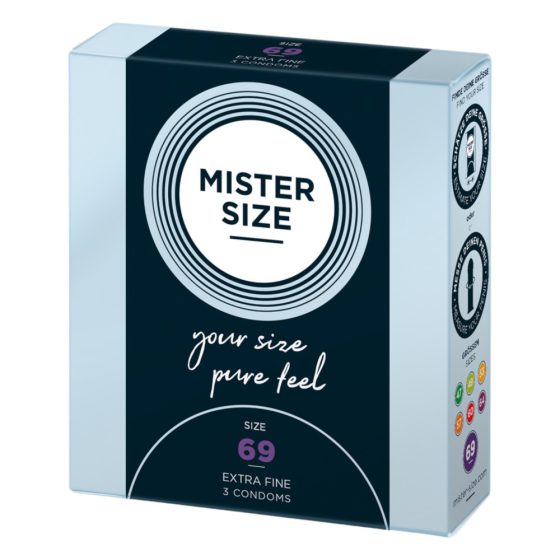 Mister Size tanki kondom - 69mm (3kom)