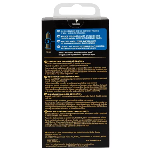 Manix Skyn - ultra tanki, bez lateksa kondom - 10 komada