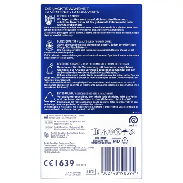 Durex Intense - Orgazmički kondomi (22 kom)