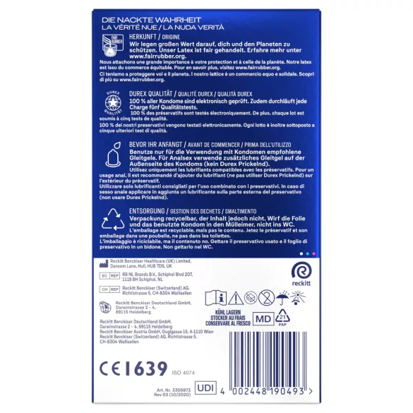 Durex Intense - orgazmički kondomi (10 komada)