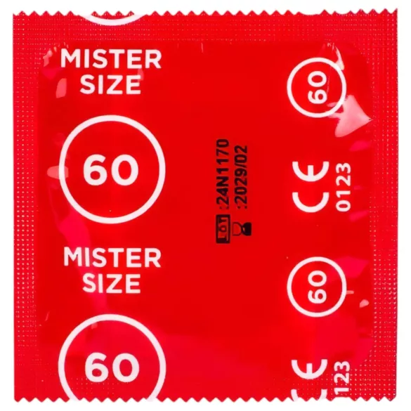 Mister Size - kondomi testni paket s mjeračem penisa - 3 komada
