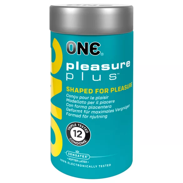 ONE Pleasure Plus - rebrasti kondom za dodatnu stimulaciju - 12 komada