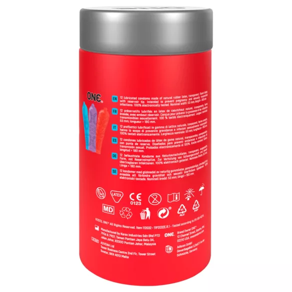 ONE - kondom s tetovažom - 12 komada