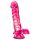 B Yours – dildo s testisima – 20 cm (rozi)