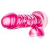 B Yours – dildo s testisima – 20 cm (rozi)