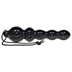 You2Toys Black Jack - analni dildo s perlama - crni