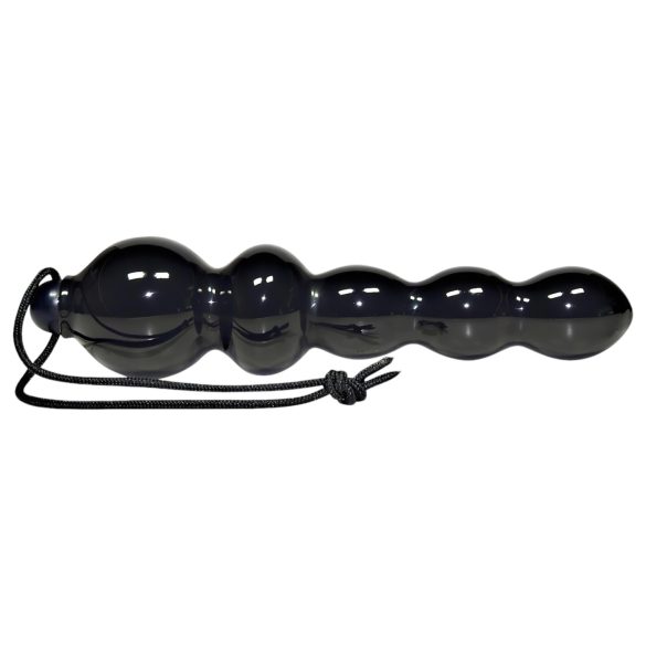 You2Toys Black Jack - analni dildo s kuglicama (crni)