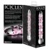 Icicles No. 7 - stakleni dildo s perlicama