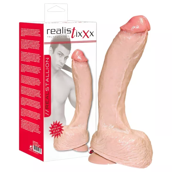 realistixxx Giant - ekstra veliki dildo - natur boja