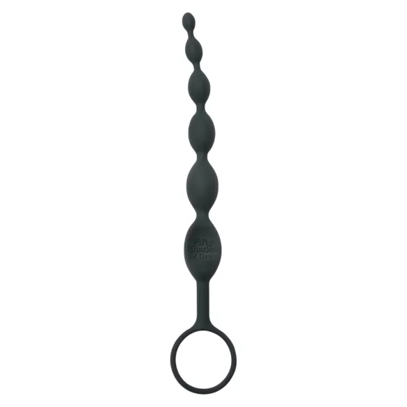 Fifty Shades of Grey - analni dildo s kuglicama - siva