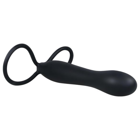 You2Toys - Poseban analni dildo i prsten za penis - crni
