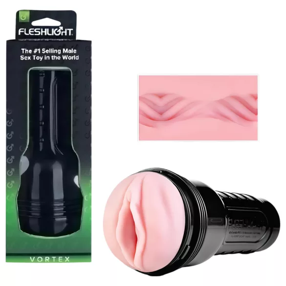 Fleshlight Pink Lady - realistična umjetna vagina - spiralna tekstura