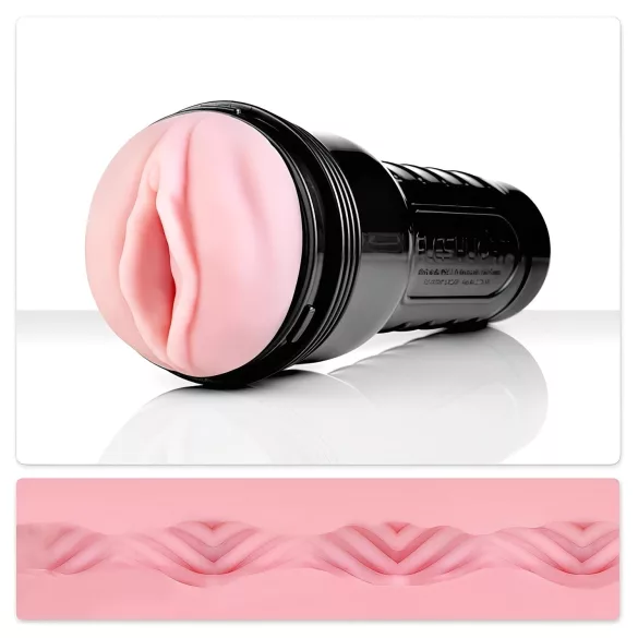 Fleshlight Pink Lady - realistična umjetna vagina - spiralna tekstura