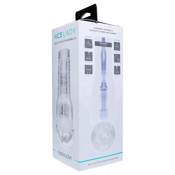 Fleshlight Ice Lady - prozirna umjetna vagina