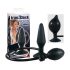 You2Toys True Black - napuhujući analni dilatator (crni)