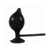 You2Toys True Black - napuhujući analni dilatator (crni)
