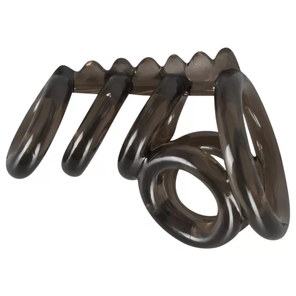 Bad Kitty - penis i testis prsten s bodljama