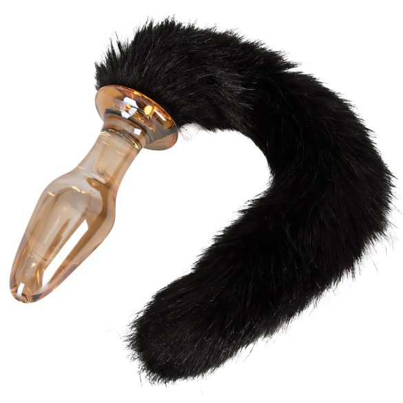 You2Toys - Stakleni analni čep sa mačjim repom