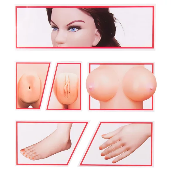 Suzie Carina - lutka na napuhavanje - realistična veličina