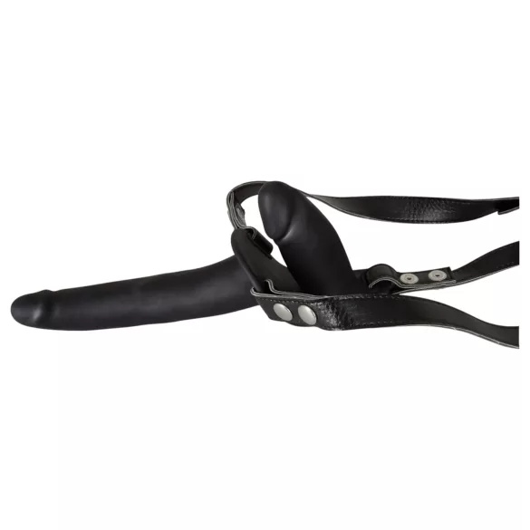 You2Toys - Strap-on dildo duo - silikon - crni