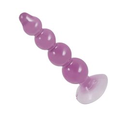   You2Toys - analne perle - analni štapić sa vakuumom (ljubičasta)