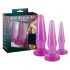 You2Toys - Set analnih čepova za trening - 3 komada (ljubičasta)