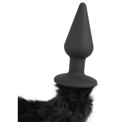 Bad Kitty - analni čep s mačjim repom (crni)