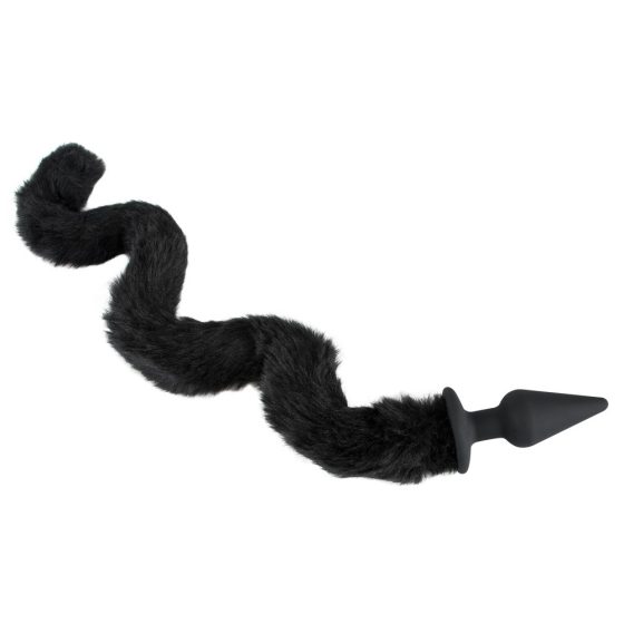 Bad Kitty - analni čep s mačjim repom (crni)