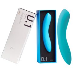 LAID D.1 - silikonski dildo za G-točku (plavi)