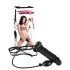 You2Toys - Napuhavajući Strap-On - šuplji, silikonski dildo (crni)